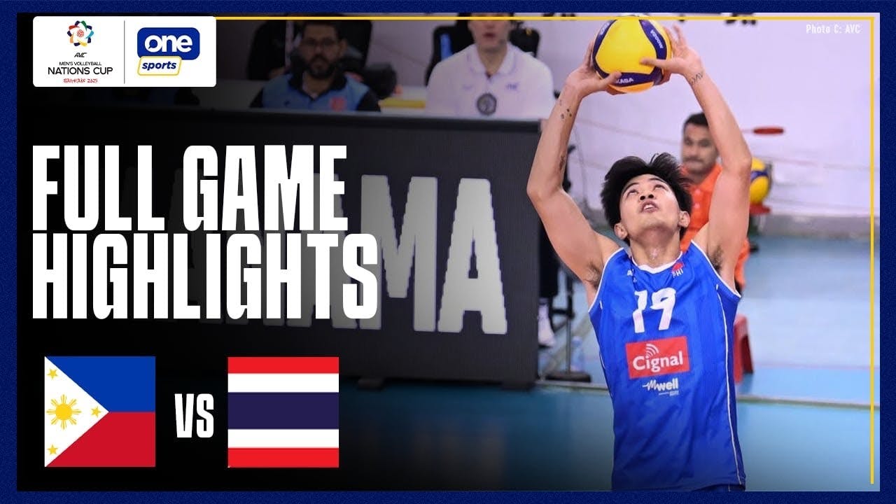 Alas Pilipinas absorb straight-set defeat to Thailand in classification | AVC Highlights